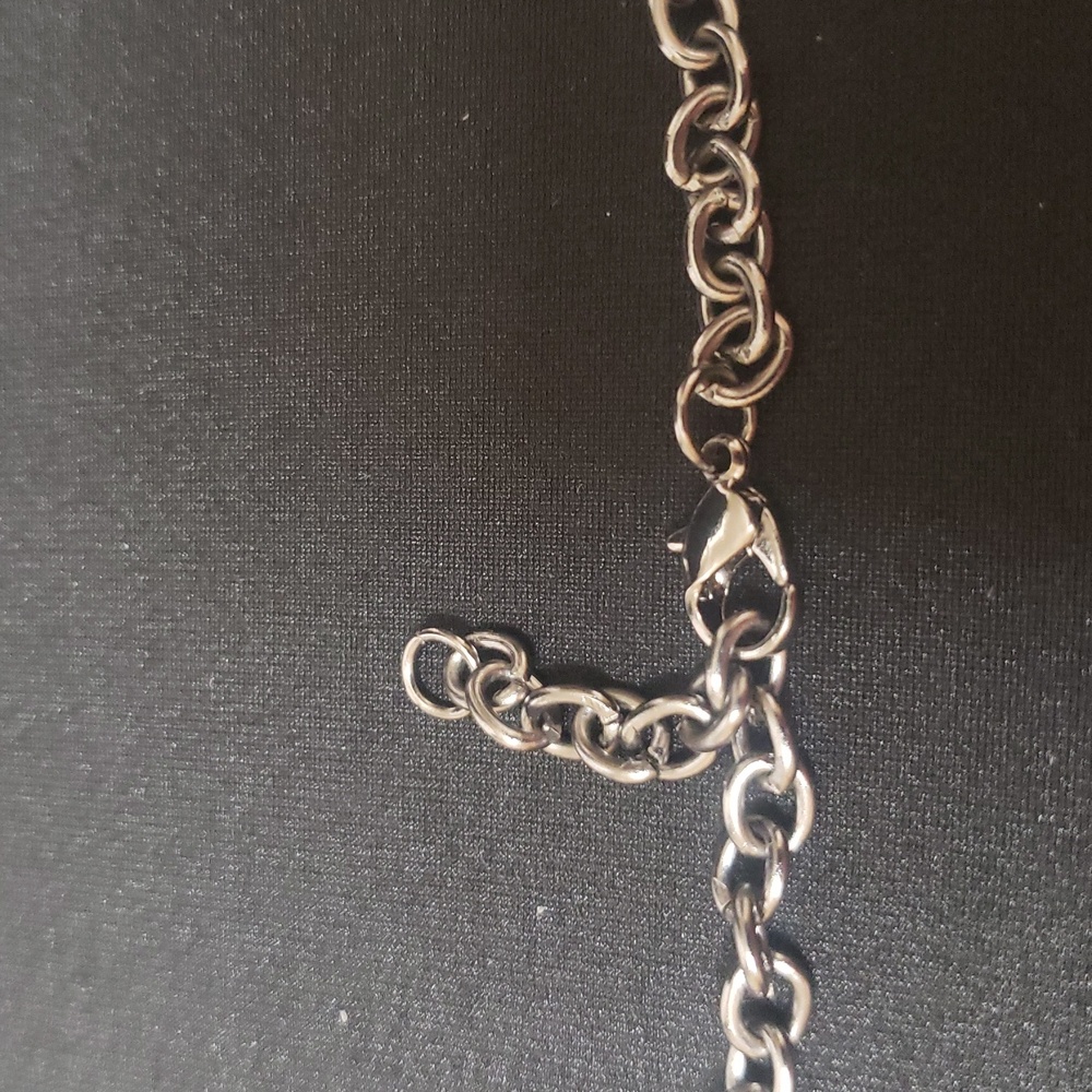 Heart/ Beads Chain Necklace - Picture 5 of 8